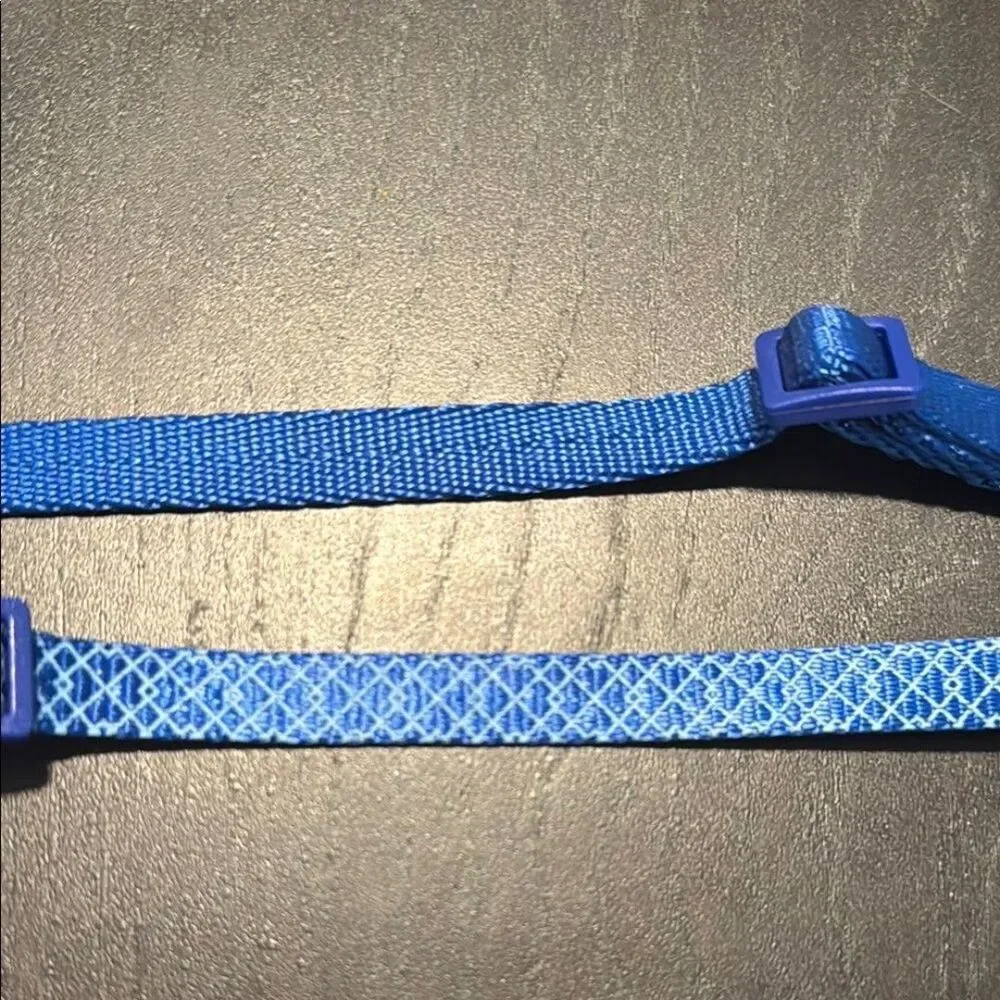 Two Blue Cat Collars with Bell and breakaway clasp